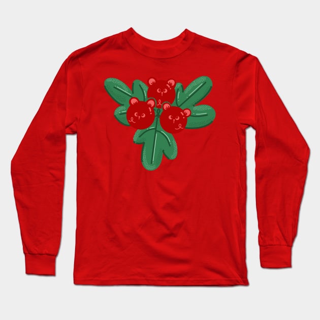 Holly Bears Long Sleeve T-Shirt by Fluffymafi